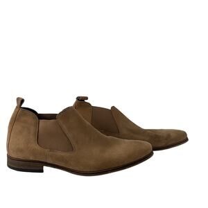Bar III Boots Becket Mens‎ Sz 10.5M Dark Brown Leather Chelsea Style Classic Bar III | Shoes | Bar Iii Mens Brown Leather Low Cut Pull On  main image 4